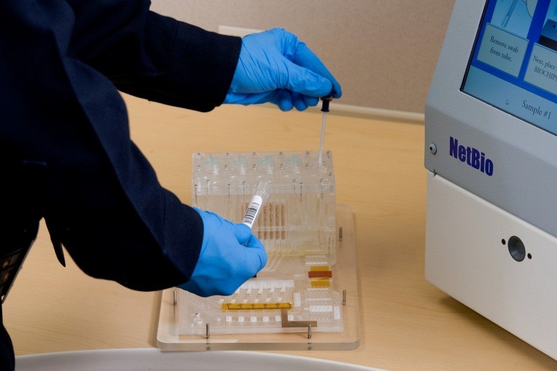 Tech inside DNAscan Rapid DNA Analysis System from GE Healthcare and